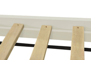 English Elm Twin Over Full Stairway Bunk Bed With Trundle & Storage – Stylish Cream Design For Kids & Teens K495S00004-GIGA