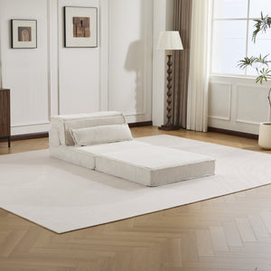 English Elm Compression Mahjong Sofa - Cozy Convertible Floor Bed With Memory Foam & Pillow For Versatile Living W3723P377148