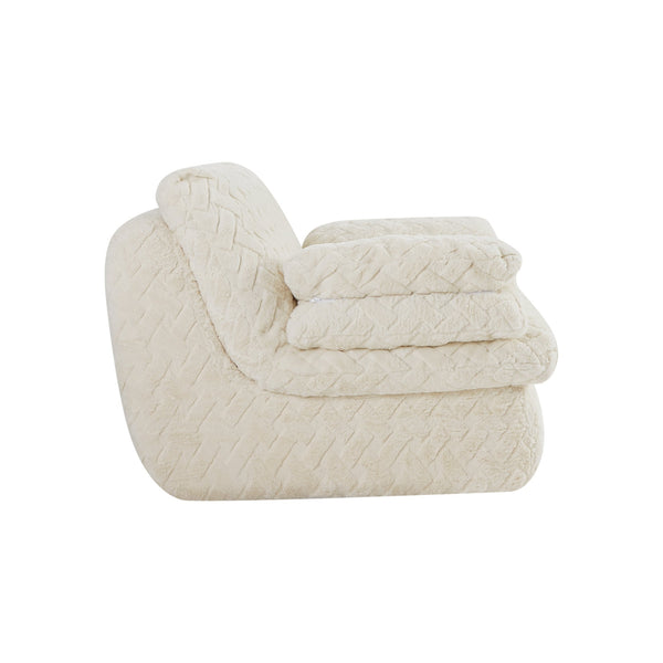 English Elm Liyasi Full Compression Swivel Lounge Chair - Cozy Ergonomic Seat With Memory Foam For Relaxation W820P312318