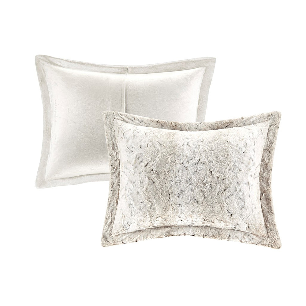 English Elm King Zuri Faux Fur Comforter Set – Ultra-Soft Reversible Faux Mink, Hypoallergenic Fill, OEKO-TEX Certified Comfort B03597120