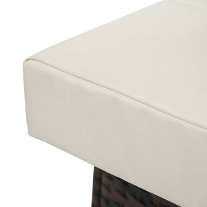 English Elm Patio 6-Piece Pe Wicker Furniture Set With Glass Coffee Table – Stylish Outdoor Seating For Relaxation W1703S00025-GIGA