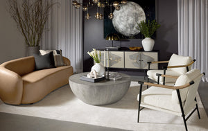 Sunpan Arlington Sideboard - Unique Patina Finish with Black Iron Frame, Handcrafted by Skilled Artisans Large - 72W x 17D x 30H