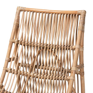 English Elm Modern Rattan Openwork Lounge Chair Bohemian Woven Frame for Eclectic Living Rooms B2750P470070
