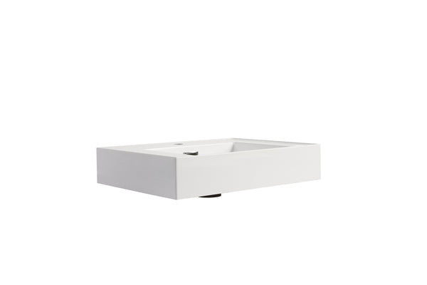 English Elm Resin Ameican White Oak Gel Basin Vanity Top 29.5x13.2x23.6 Inch Durable Non-Toxic Smooth Finish W1972P186770