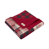 Woolrich Sunset Lodge/Cabin Quilted Throw WR50-1785 Red