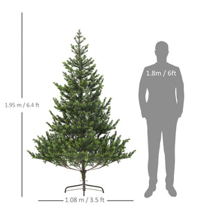 English Elm Homcom 6Ft Prelit Cedar Christmas Tree With Dual-Color Leds, Easy Assembly & 1933 Tips For Festive Cheer W2225P249693