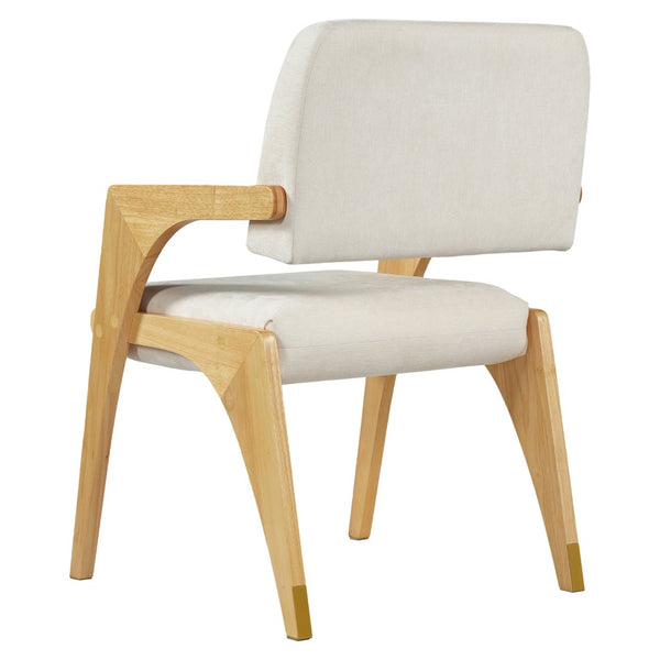 English Elm Mid-century Modern Dining Arm Chairs Rubber Wood Splayed Legs Upholstered Set of 2 N768P446218N