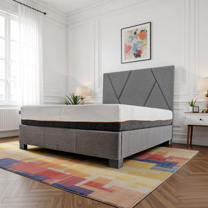 English Elm Regen Copper Infused Memory Foam Full Mattress with Cooling Knit Cover for Deep Sleep B210P286855