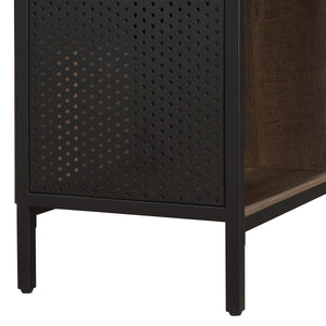 OSP Home Furnishings Ace 4 Cube Storage/Bookcase Ozark Ash