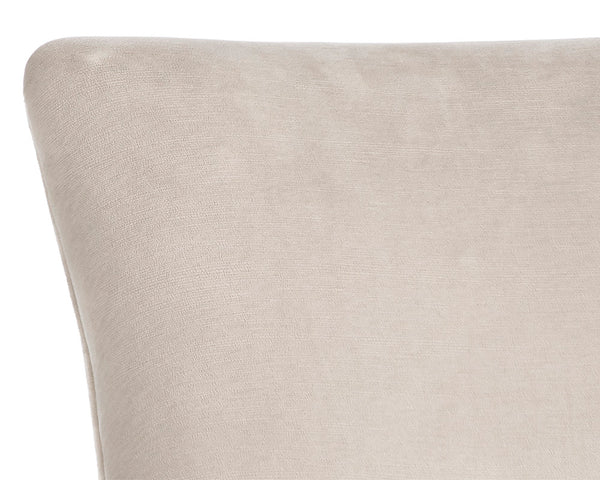 Sunpan Florence Dining Chair Set of 2 - Elegant Fabric, Rustic Bronze Frame, Diamond Stitched Back Design Piccolo Prosecco