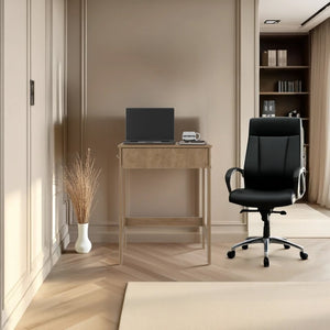 English Elm Lebam Compact Writing Desk with Drawer for Small Spaces Modern Home Office B092P390611