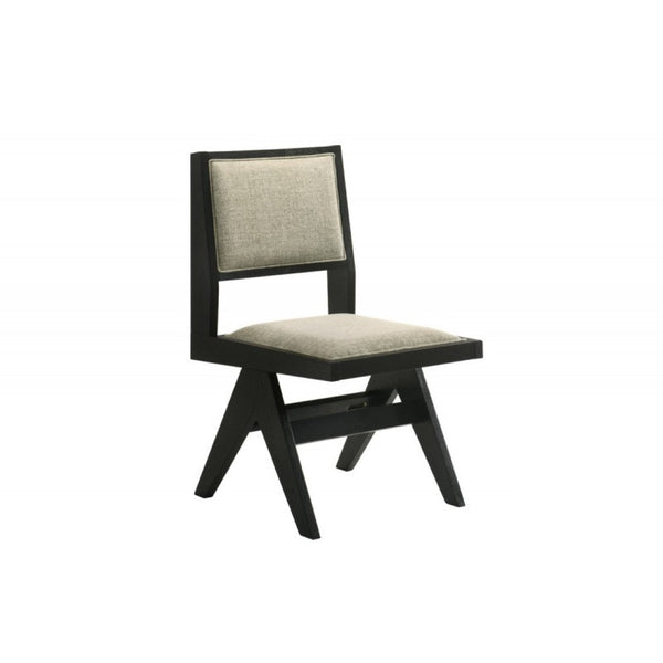 English Elm Contemporary Oak Veneer Upholstered Dining Side Chairs Set for Kitchen Nook B011P423326