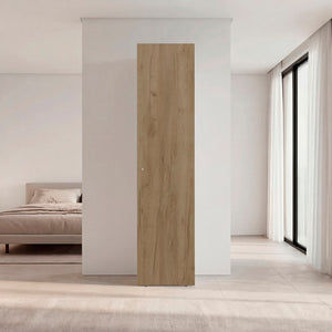English Elm Home Freestanding Tall Mirrored Cabinet with Four Interior Shelves for Bedroom Bath B200P465731