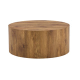 English Elm The Cylindrical Table With Its Patterned Design Can Be Easily Integrated Into A Variety Of Interior Styles, From Coffee Tables To Small Dining Tables, Workbenches Or Makeshift Writing Desks.