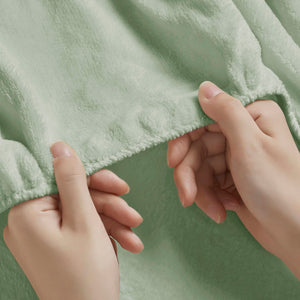 JLA Home True North by Sleep Philosophy - Micro True North Soloft Micro Plush Sheet Set – Brushed Both Sides, Lightweight Warmth, OEKO‑TEX Safe Comfortable Care Green BL20-0460