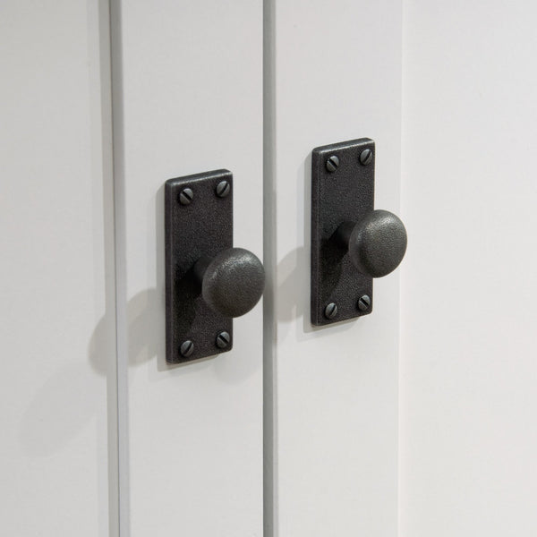 English Elm Credenza, Modern White Storage Solution With Easy Assembly For Home Office, Living Room, Entryway B356P402768