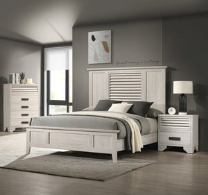 English Elm 1pc Modern 9-Drawer Dresser with Round Knobs, Gunmetal Wood-Pattern Finish, Stylish Bedroom Storage Beige 36.02 L x 17.91 W x 48.62 H B2741P346328