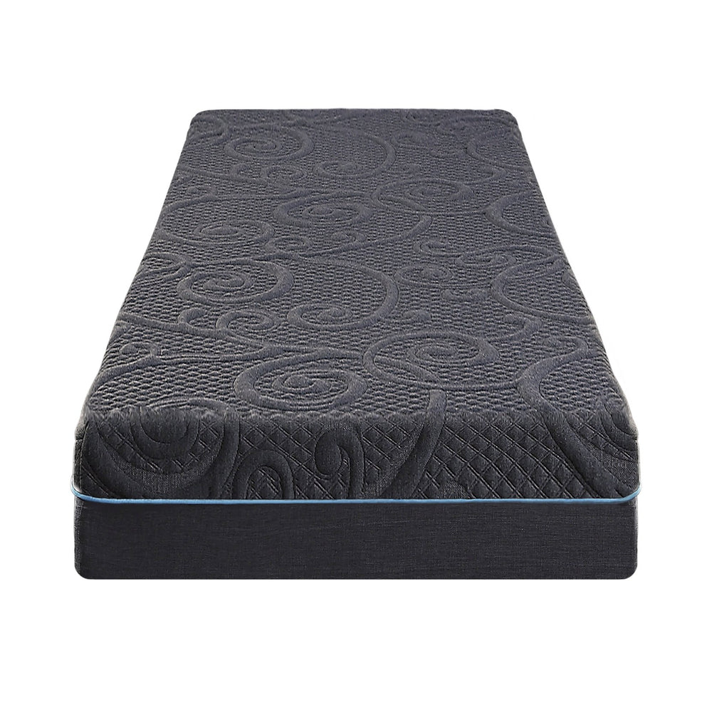 English Elm 8" Gel-Infused Memory Foam Hybrid Twin Mattress - 4-Layer Ventilated Foam & Pocket Coils, Firm Comfort B011P213342