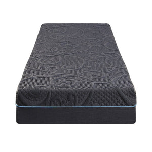 English Elm 8" Gel-Infused Memory Foam Hybrid Twin Mattress - 4-Layer Ventilated Foam & Pocket Coils, Firm Comfort B011P213342