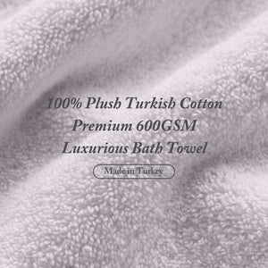 JLA Home Madison Park Signature - Cotton Turkish 6-Piece Luxury Towel Set - 600 GSM Oversized Plush Spa-Quality, OEKO-TEX Certified MPS73-475