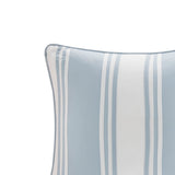 Harbor House Crystal Beach Coastal Pieced Square Pillow HH30-706A White