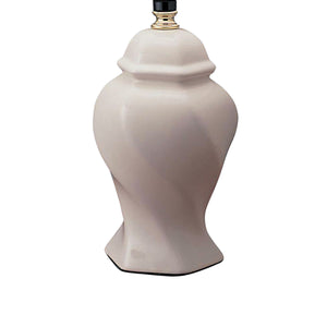 English Elm 13" Tall Ceramic Table Lamp - Elegant Urn-Shaped Design In Ivory With Linen Shade For Any Room B072116105