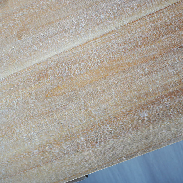 English Elm Rustic Wooden Console Table 53.6" Rustic Entryway Table with 3 Drawers Distressed Farmhouse Charm W2729P270741