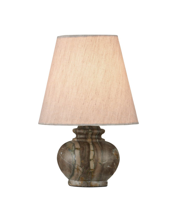Currey & Company Piccolo Mini Table Lamp: Charming Pistachio Marble Accent Light For Cozy Spaces And Unique Decor Green Pistachio Green Marble 6000-1048-currey-company