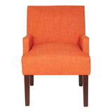 OSP Home Furnishings Main Street Guest Chair Tangerine