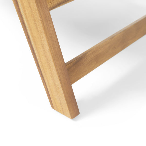 English Elm Christopher Knight Home® - SEDONA Acacia Wood Side Table with Open Slat Top for Outdoor Living Durable Weather-Resistant Accent Teak 23.75 L x 23.75 W x 7.25 H 63747.00