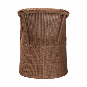 English Elm Bohemian Braided Rattan Accent Chair with Cushion for Casual Living Spaces B2750P467820