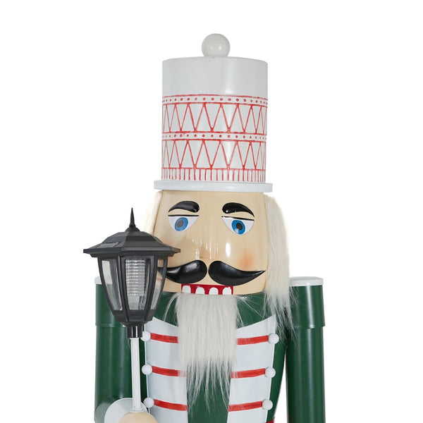 English Elm Classic Cast Iron Nutcracker Soldier Floor Statue Holiday Entryway Decor Piece N769P343973G