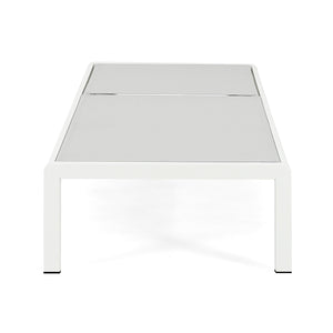 English Elm Christopher Knight Home® - Outdoor 2-Piece Chaise Lounge Set Adjustable Aluminum Pool Patio Chairs Rustproof Mesh UV-Resist, 400lb Capacity N779P248447W