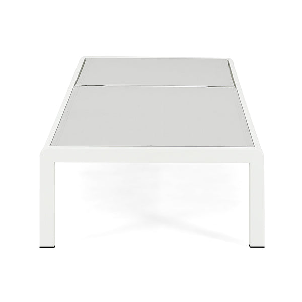 English Elm Christopher Knight Home® - Outdoor 2-Piece Chaise Lounge Set Adjustable Aluminum Pool Patio Chairs Rustproof Mesh UV-Resist, 400lb Capacity N779P248447W