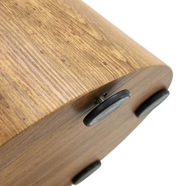 English Elm Natural Wood Grain Mdf Round Coffee Table for Small Living Rooms and Cozy Spaces W2920P375102