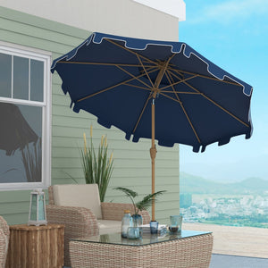 English Elm Outsunny 9' Double-Top Patio Umbrella With Crank & Tilt - Stylish Outdoor Market Shade For Summer Fun W2225P217594-GIGA