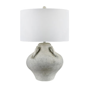 Crestview Collection 30.5"H Elegant Ceramic Table Lamp With Stylish Linen Shade - Perfect For Living Room Or Bedroom Decor   Cvazp100