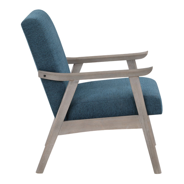 OSP Home Furnishings Weldon Armchair Azure