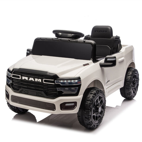 English Elm Licensed Dodge Ram 3500 12v Kids Ride on Truck with Parental Remote and Rear Suspension W1578P346252