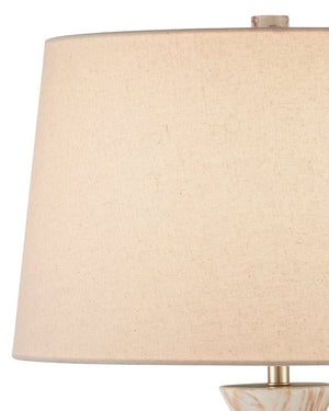 Currey & Company Seguso Table Lamp - Sculptural Design With Natural Stone & Golden Accents, Modern Home Decor Elegance White Black Marquina ,Fossil Beige ,Tennessee Pink Marble ,Golden Calacatta Marble ,Metal 6000-1047-currey-company