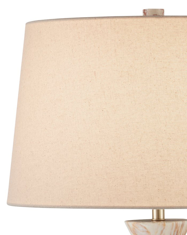 Currey & Company Seguso Table Lamp - Sculptural Design With Natural Stone & Golden Accents, Modern Home Decor Elegance White Black Marquina ,Fossil Beige ,Tennessee Pink Marble ,Golden Calacatta Marble ,Metal 6000-1047-currey-company