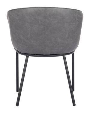 Garston Dining Chair Gray 110175 Zuo Modern