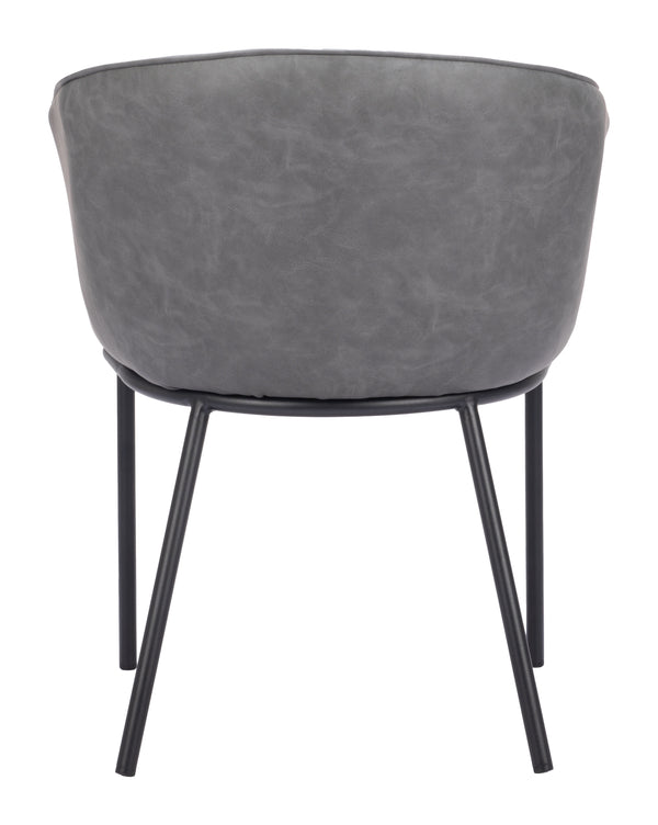 Garston Dining Chair Gray 110175 Zuo Modern