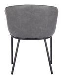 Garston Dining Chair Gray 110175 Zuo Modern