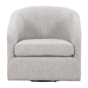 OSP Home Furnishings Parker Swivel Tub Chair Sterling
