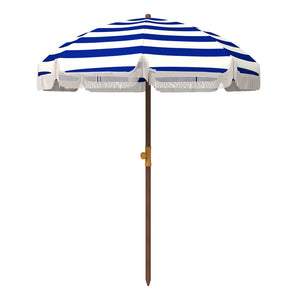 English Elm Outsunny 6.2' Portable Beach Umbrella With Uv 40+ Protection, Vented Canopy, Stylish Carry Bag W2225P174145-GIGA