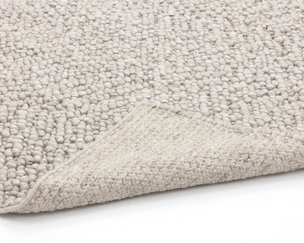 Sunpan UMEA Hand-Woven Rug - Luxurious Contemporary Style with Unique Artisanal Craftsmanship for Any Space Cream 106222