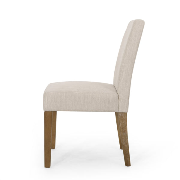 English Elm Dining Chairs Set of 2 Upholstered Seats Tapered Legs Mid-century Modern Style 69410.00