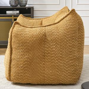 English Elm Sofa plush beanbag chair with superfiber cover and resilient foam filling for ultimate home comfort and relaxation Yellow W1996P252269
