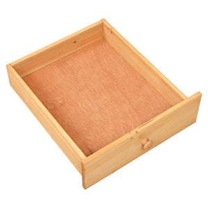 English Elm Topmax Fir Wood Hutch Potting Bench with Drawers Shelves Mudroom Storage N717P229024A